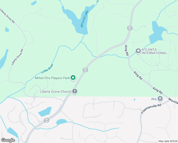map of restaurants, bars, coffee shops, grocery stores, and more near 17275 Birmingham Highway in Alpharetta