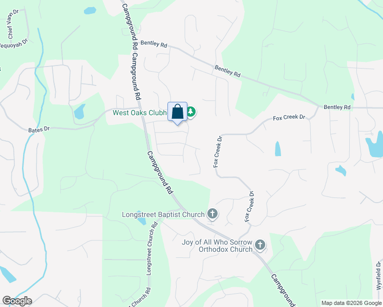map of restaurants, bars, coffee shops, grocery stores, and more near 7720 Oldbury Place in Cumming