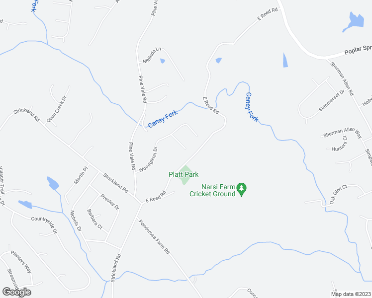 map of restaurants, bars, coffee shops, grocery stores, and more near 4418 Woodcliff Court in Gainesville