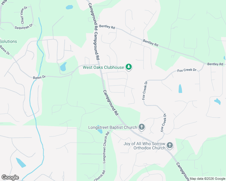 map of restaurants, bars, coffee shops, grocery stores, and more near 7110 Campground Road in Cumming