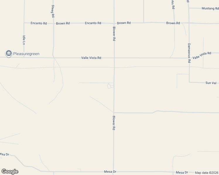 map of restaurants, bars, coffee shops, grocery stores, and more near 3534 Blower Road in Twentynine Palms