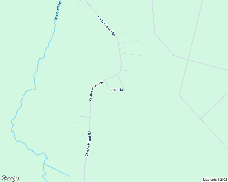 map of restaurants, bars, coffee shops, grocery stores, and more near 126 Robin Lane in Whiteville