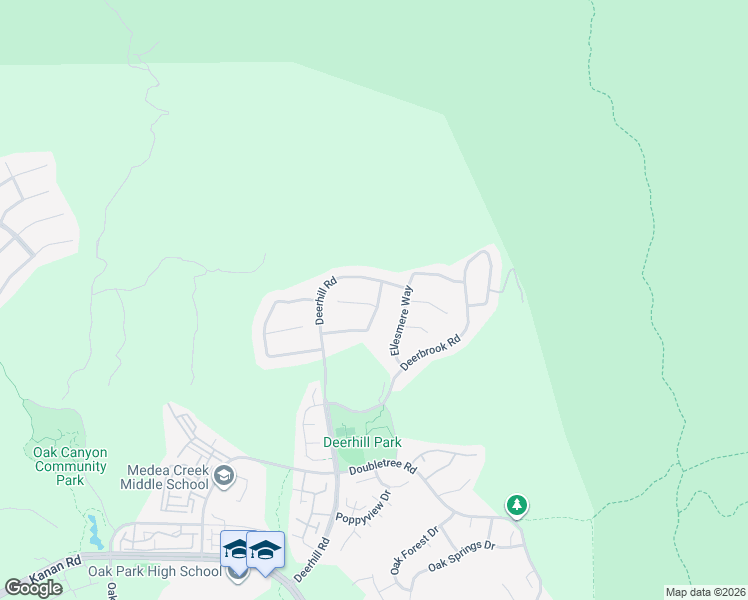 map of restaurants, bars, coffee shops, grocery stores, and more near 6193 Barons Way in Oak Park