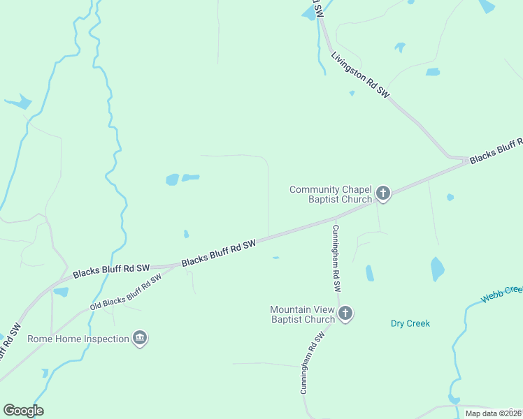 map of restaurants, bars, coffee shops, grocery stores, and more near 79 Boyd Road Southwest in Rome