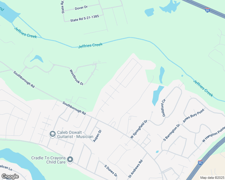 map of restaurants, bars, coffee shops, grocery stores, and more near 3821 Charters Drive in Florence