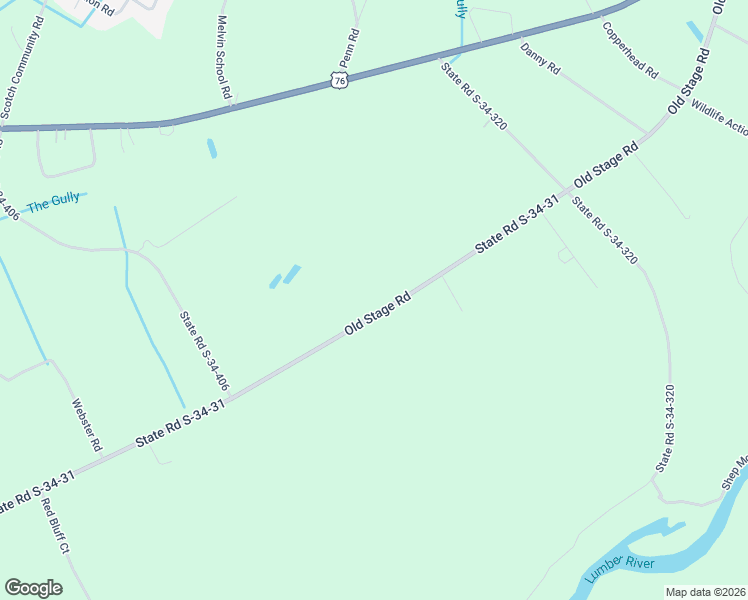 map of restaurants, bars, coffee shops, grocery stores, and more near 781 Old Stage Road in Mullins