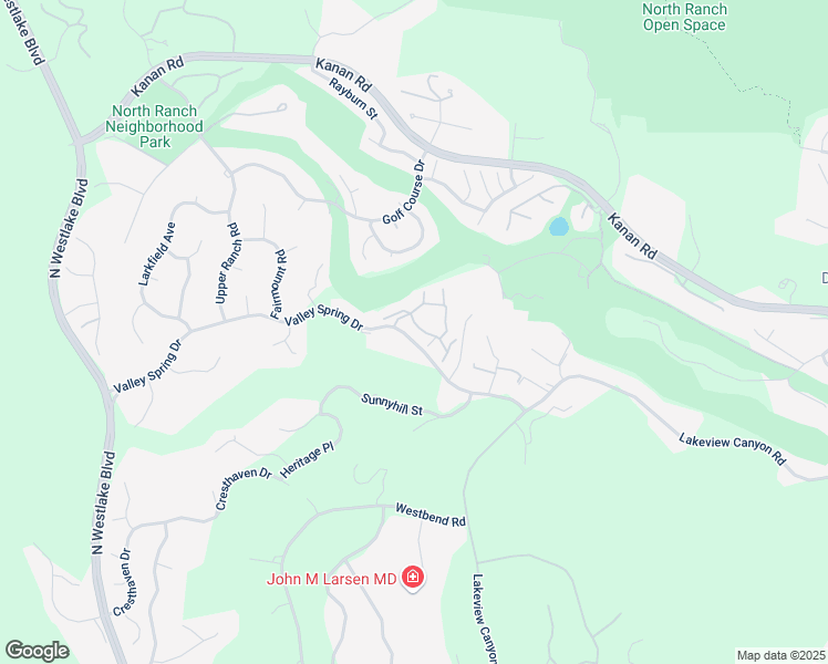 map of restaurants, bars, coffee shops, grocery stores, and more near 1527 North View Drive in Westlake Village