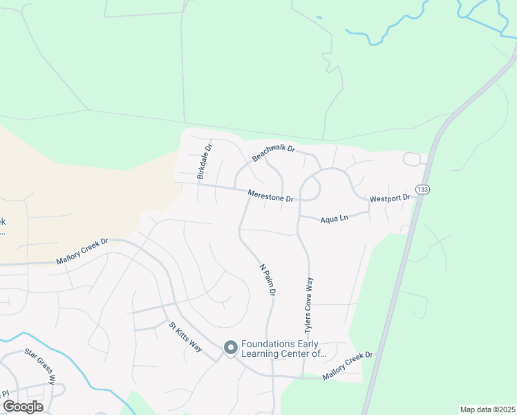 map of restaurants, bars, coffee shops, grocery stores, and more near 907 Cedar Croft Court in Winnabow
