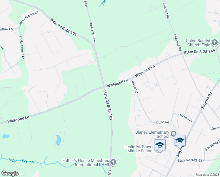 map of restaurants, bars, coffee shops, grocery stores, and more near 1394 Wildwood Lane in Elgin