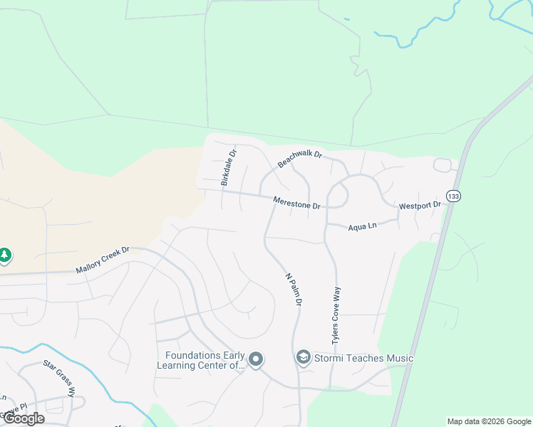map of restaurants, bars, coffee shops, grocery stores, and more near 1007 Sedgley Court in Winnabow