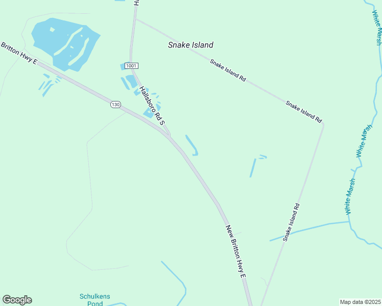 map of restaurants, bars, coffee shops, grocery stores, and more near 10607 New Britton Highway East in Whiteville