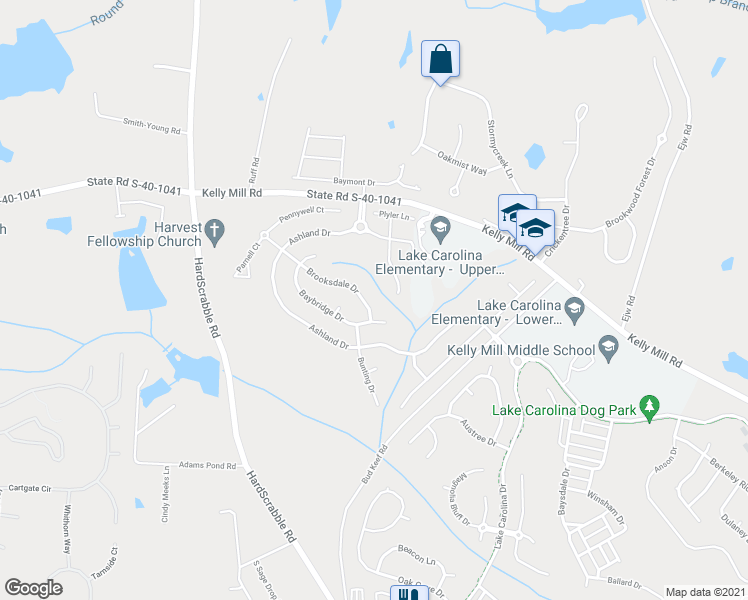 map of restaurants, bars, coffee shops, grocery stores, and more near 212 Brooksdale Drive in Columbia