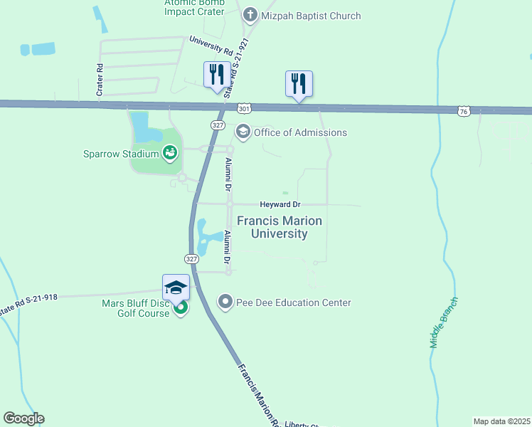 map of restaurants, bars, coffee shops, grocery stores, and more near in Florence