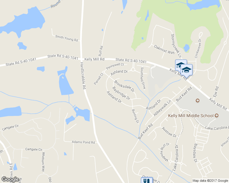 map of restaurants, bars, coffee shops, grocery stores, and more near 328 Baybridge Drive in Columbia