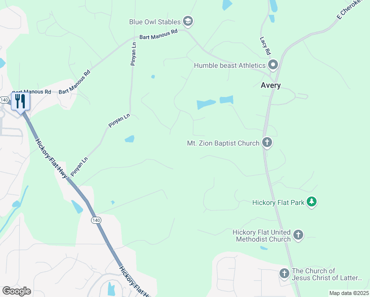 map of restaurants, bars, coffee shops, grocery stores, and more near in Canton