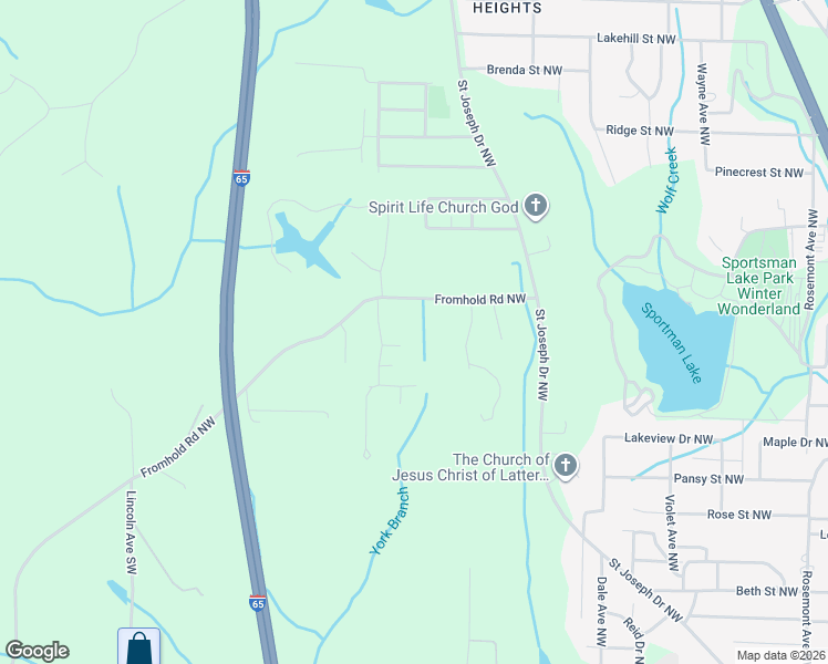 map of restaurants, bars, coffee shops, grocery stores, and more near 1819 J Boy Circle Northwest in Cullman