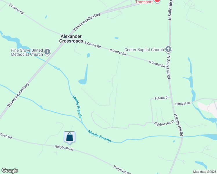 map of restaurants, bars, coffee shops, grocery stores, and more near 3987 Amber Lane in Timmonsville