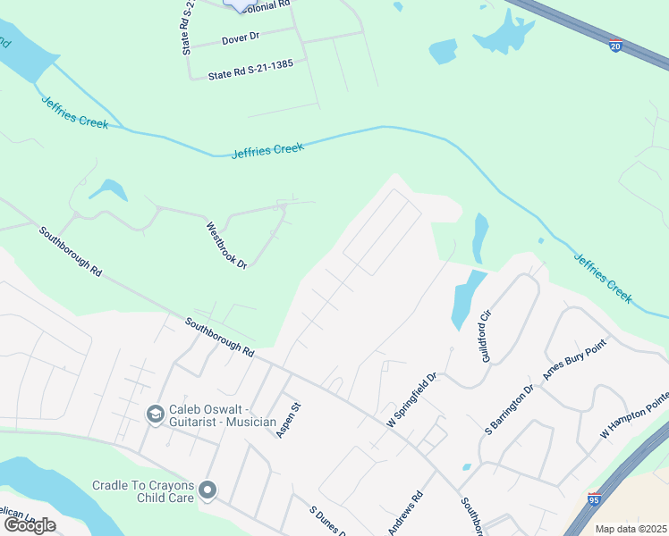 map of restaurants, bars, coffee shops, grocery stores, and more near 3821 Charters Drive in Florence