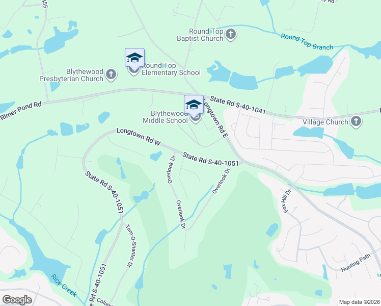map of restaurants, bars, coffee shops, grocery stores, and more near 100 Walnut Wood Trail in Blythewood