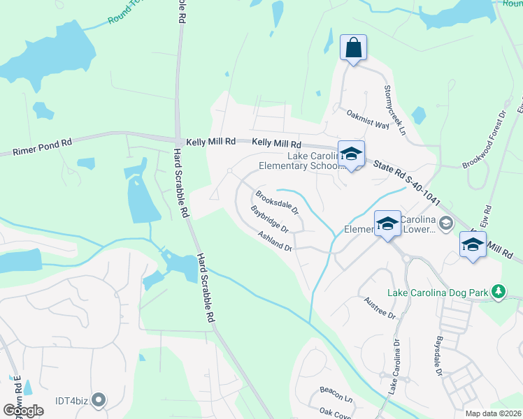 map of restaurants, bars, coffee shops, grocery stores, and more near 329 Baybridge Drive in Columbia