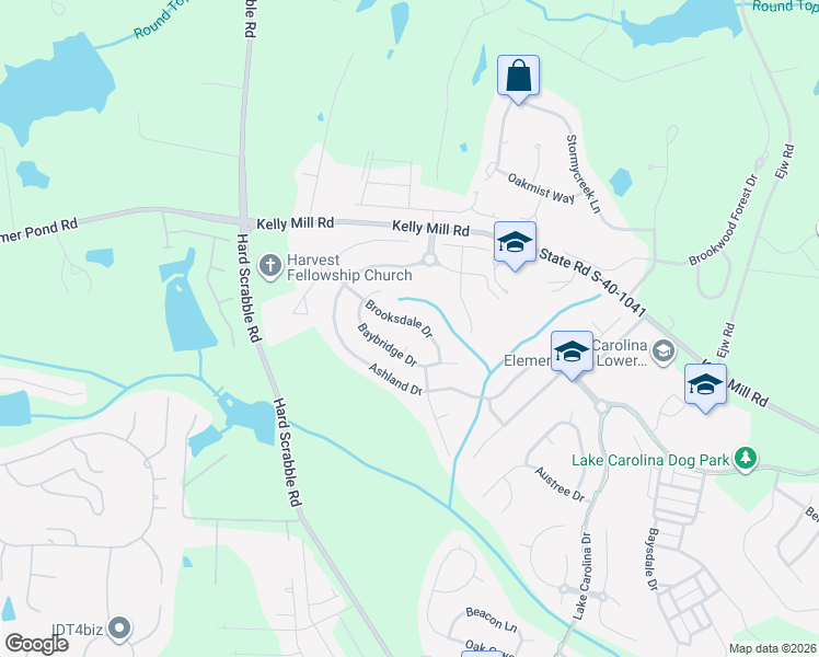 map of restaurants, bars, coffee shops, grocery stores, and more near 243 Brooksdale Drive in Columbia