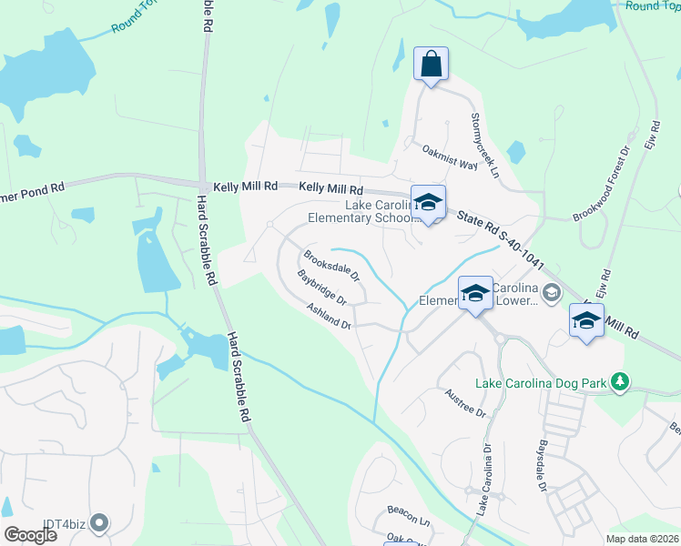 map of restaurants, bars, coffee shops, grocery stores, and more near 62 Bayside Court in Columbia