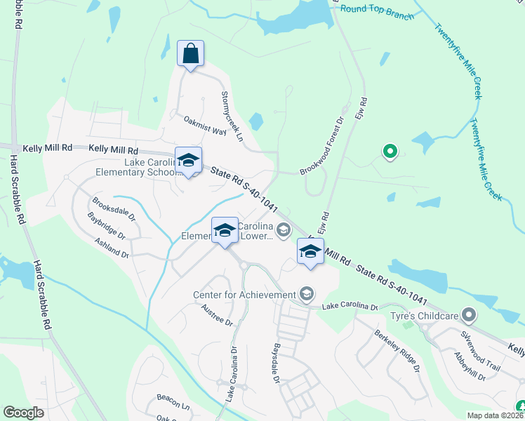 map of restaurants, bars, coffee shops, grocery stores, and more near 1151 Kelly Mill Road in Richland County