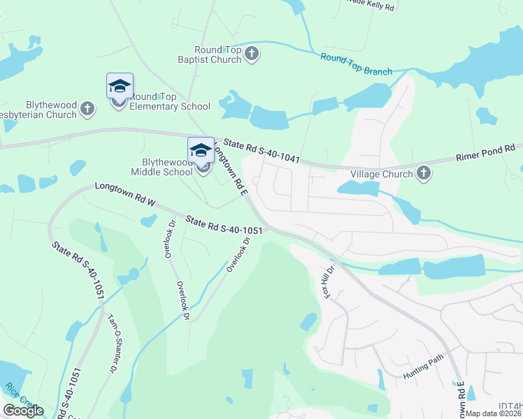 map of restaurants, bars, coffee shops, grocery stores, and more near 172 Coatbridge Drive in Blythewood