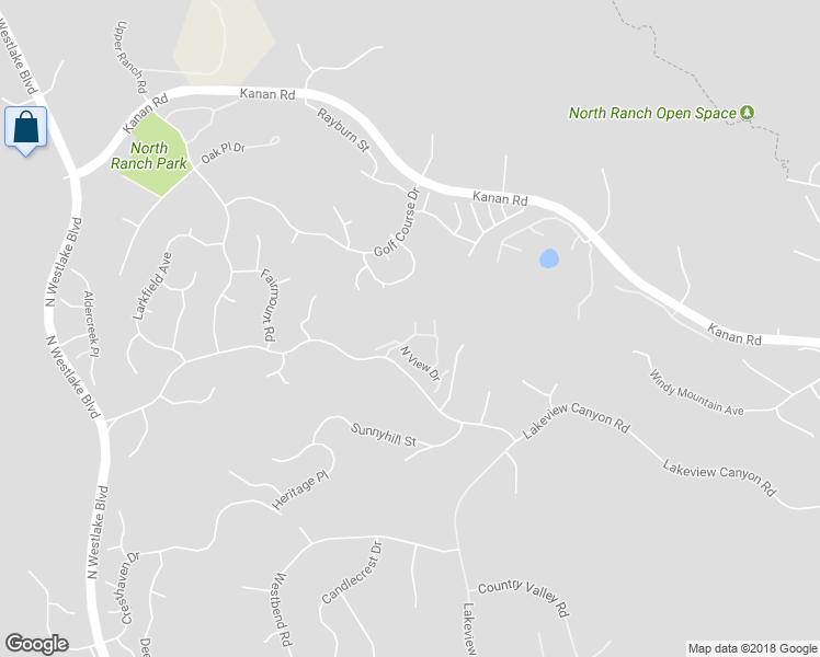 map of restaurants, bars, coffee shops, grocery stores, and more near 4647 Club View Drive in Westlake Village