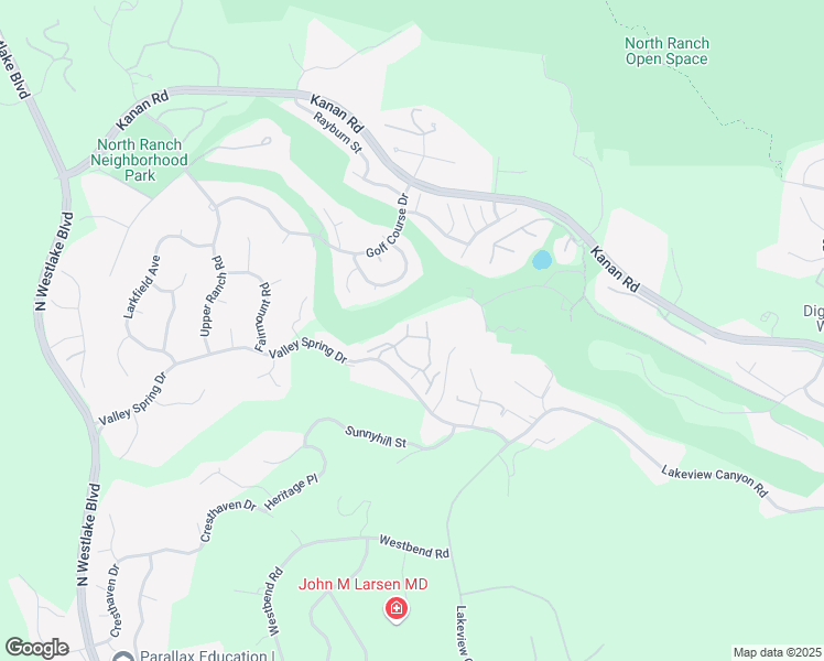 map of restaurants, bars, coffee shops, grocery stores, and more near 4679 Club View Drive in Westlake Village