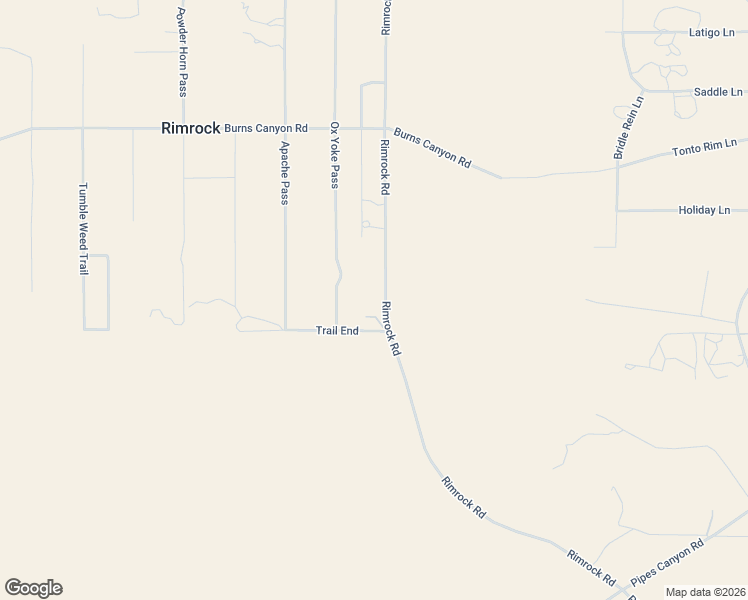 map of restaurants, bars, coffee shops, grocery stores, and more near 3278 Rimrock Road in Pioneertown