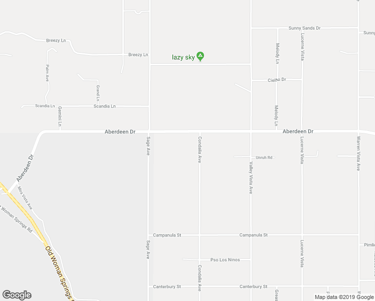 map of restaurants, bars, coffee shops, grocery stores, and more near 3398 Condalia Avenue in Yucca Valley