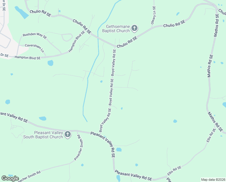 map of restaurants, bars, coffee shops, grocery stores, and more near 177 Boyd Valley Road Southeast in Rome