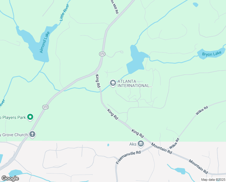 map of restaurants, bars, coffee shops, grocery stores, and more near 500 Founders Drive East in Alpharetta