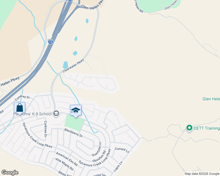 map of restaurants, bars, coffee shops, grocery stores, and more near 18016 Ribwort Road in San Bernardino