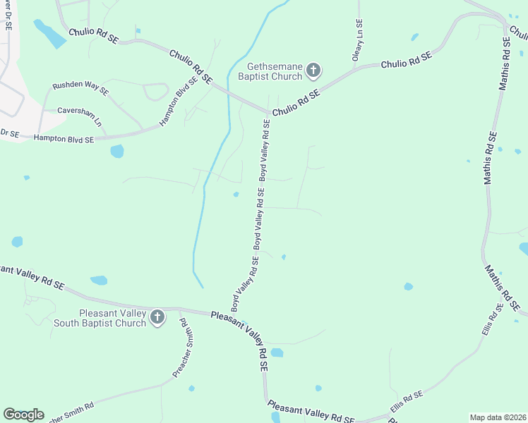 map of restaurants, bars, coffee shops, grocery stores, and more near 177 Boyd Valley Road Southeast in Rome