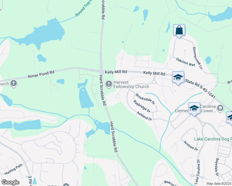 map of restaurants, bars, coffee shops, grocery stores, and more near 840 Parnell Court in Columbia