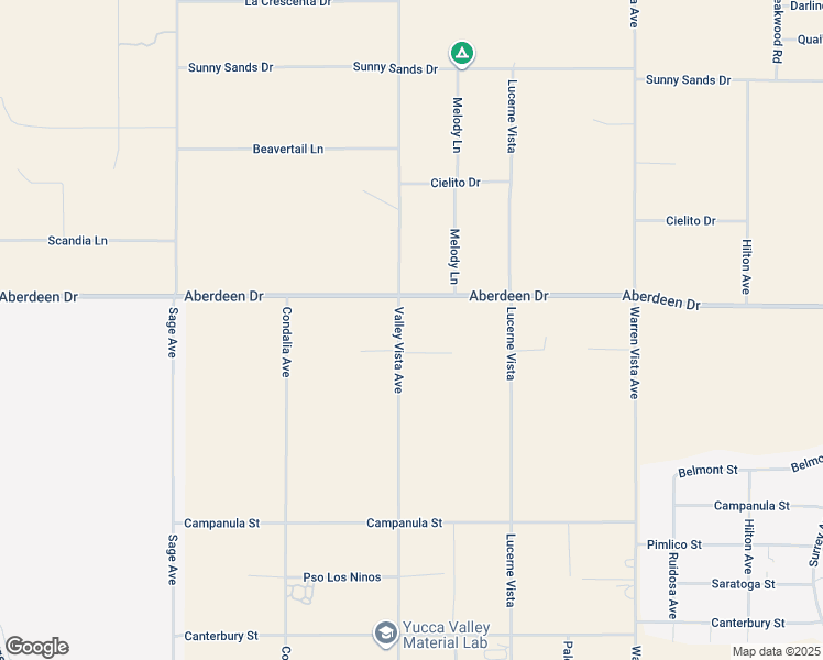 map of restaurants, bars, coffee shops, grocery stores, and more near 3377 Valley Vista Avenue in Yucca Valley