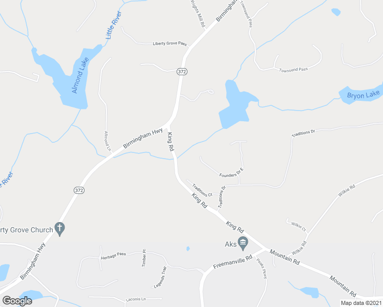 map of restaurants, bars, coffee shops, grocery stores, and more near 500 Founders Drive East in Alpharetta