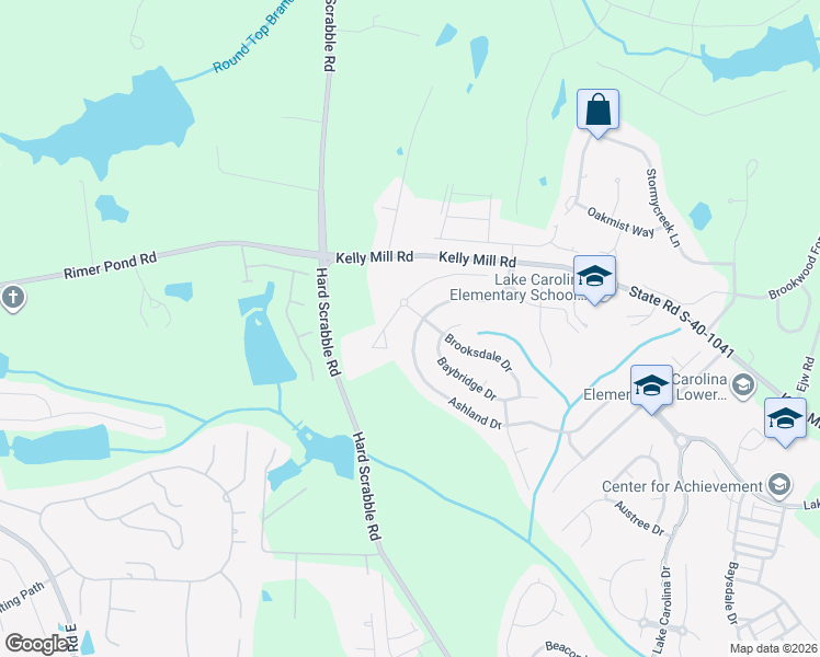 map of restaurants, bars, coffee shops, grocery stores, and more near 1168 Ashland Drive in Blythewood