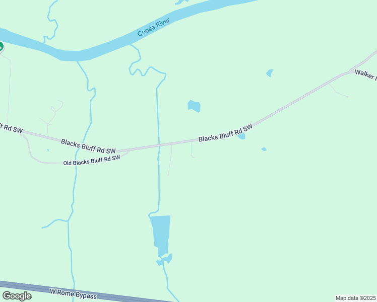 map of restaurants, bars, coffee shops, grocery stores, and more near 2029 Blacks Bluff Road Southwest in Rome