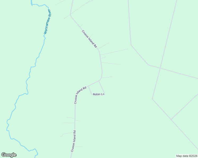 map of restaurants, bars, coffee shops, grocery stores, and more near 1891 Crusoe Island Road in Whiteville