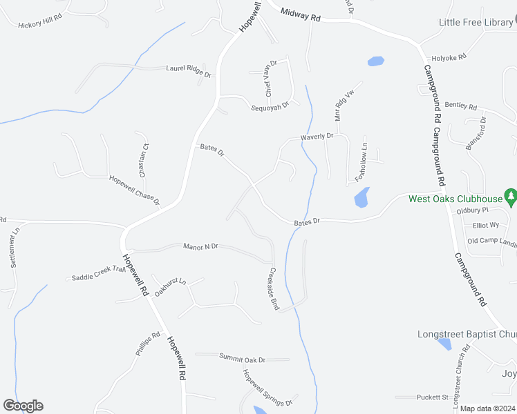 map of restaurants, bars, coffee shops, grocery stores, and more near 7561 Bates Drive in Alpharetta