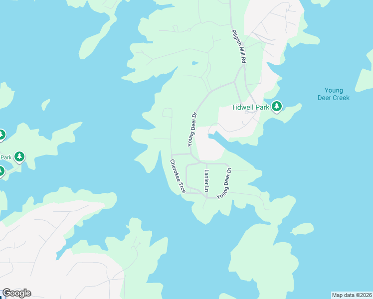 map of restaurants, bars, coffee shops, grocery stores, and more near 5004 Young Deer Drive in Cumming