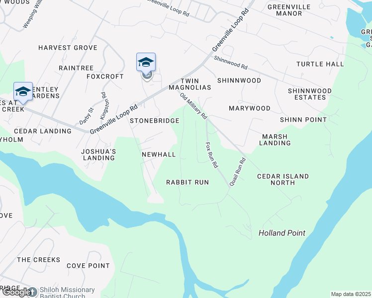 map of restaurants, bars, coffee shops, grocery stores, and more near 917 Windlea Run in Wilmington