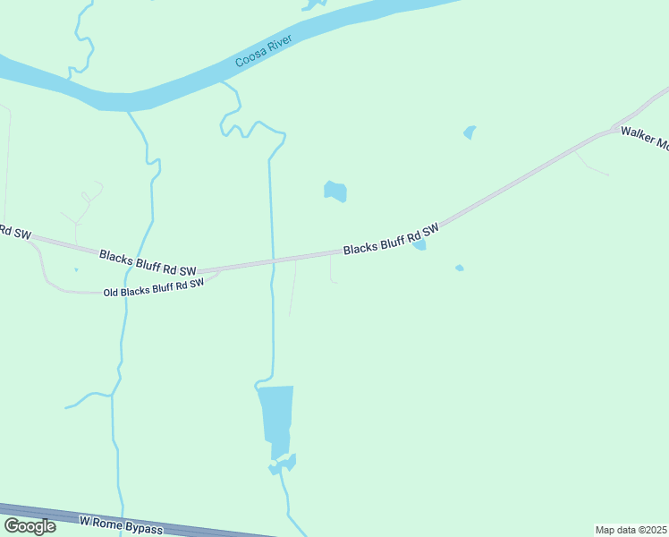 map of restaurants, bars, coffee shops, grocery stores, and more near 2029 Blacks Bluff Road Southwest in Rome
