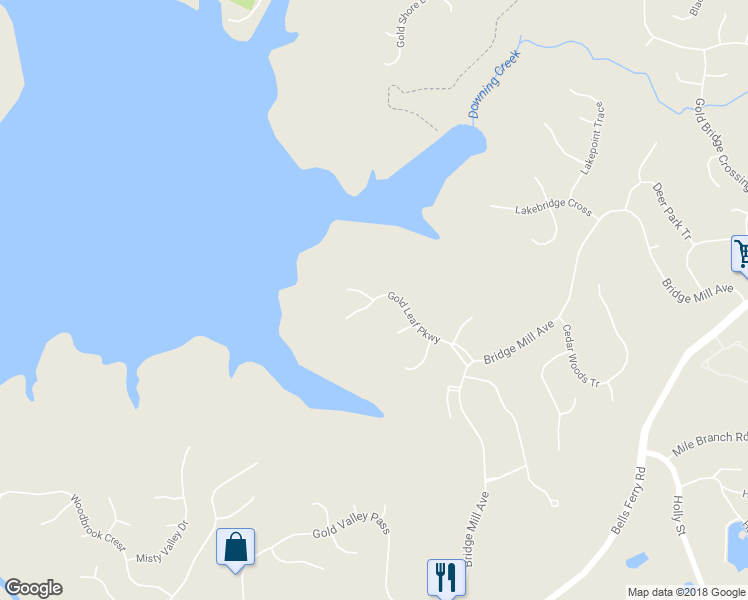 map of restaurants, bars, coffee shops, grocery stores, and more near 145 Gold Bridge Place in Canton