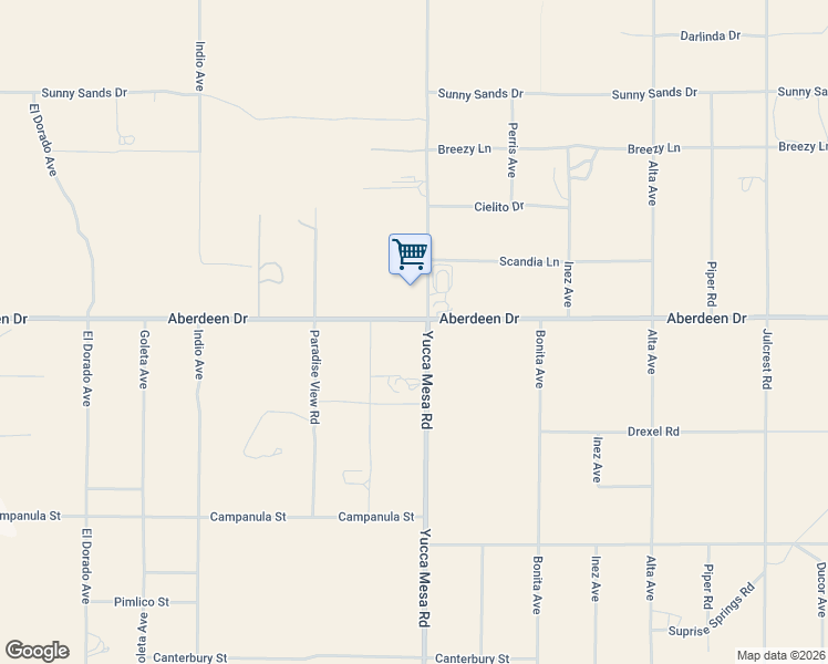 map of restaurants, bars, coffee shops, grocery stores, and more near in San Bernardino County