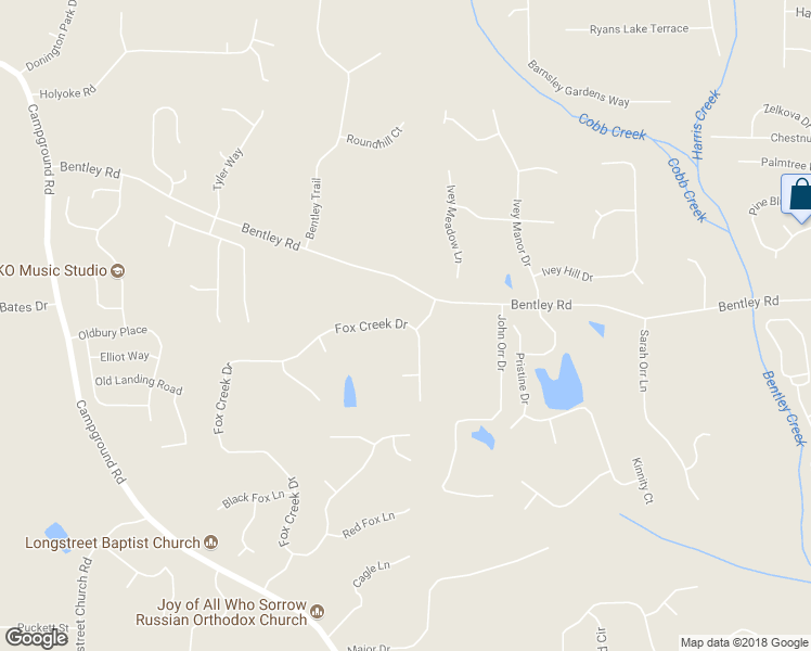 map of restaurants, bars, coffee shops, grocery stores, and more near 6215 Fox Creek Drive in Cumming