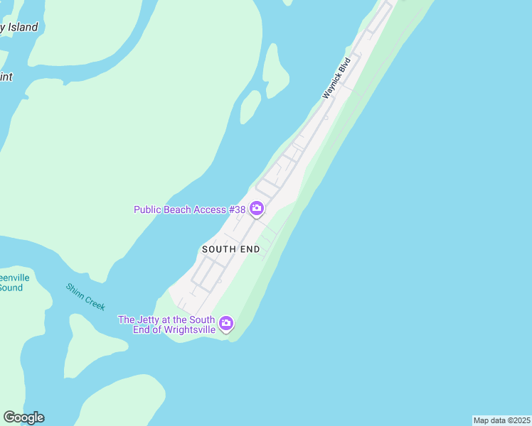 map of restaurants, bars, coffee shops, grocery stores, and more near 723 South Lumina Avenue in Wrightsville Beach